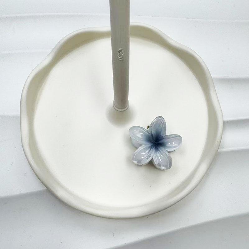 Europäische & Amerikanische Frangipani 4cm Strandurlaub Mode Haarspange