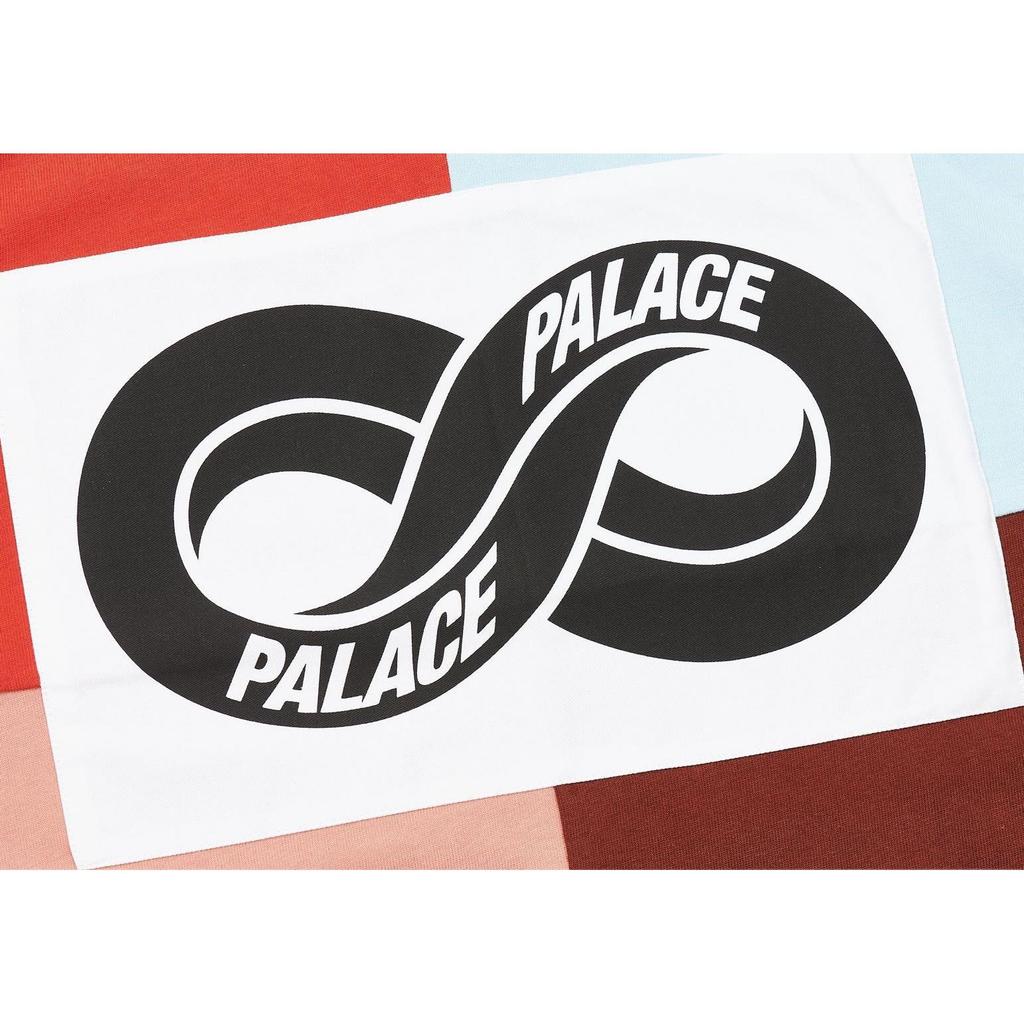 Palace Spliced Lapel Floral Color-Block Long Sleeve Shirt Unisex Tops P20ES024