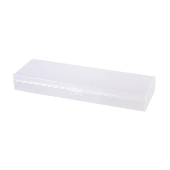 Stationery Box Simple Plastic Pen Storage Case Practical Large Capacity Pen Holder Multifunctional Translucent Pencil Case School Office