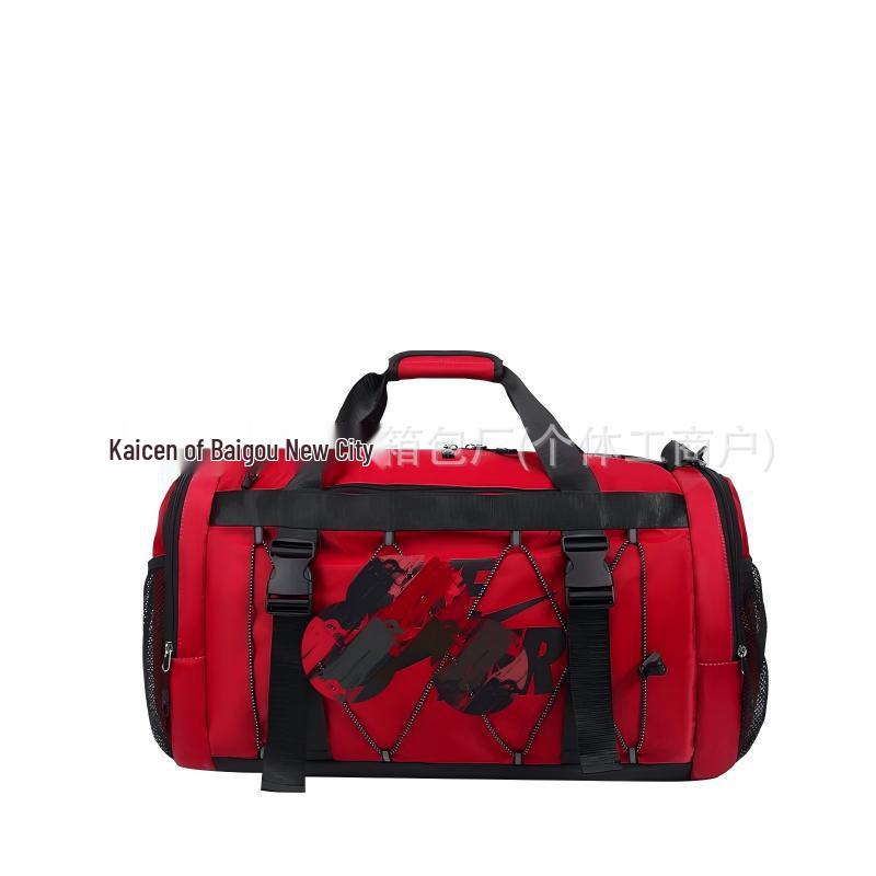 Fashion Drawstring Sports Bag: Wet/Dry Separation, Lightweight, Large Capacity, Single Shoulder, Crossbody, Ideal for Swimming & Yoga.