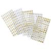 Stereoscopic Alphabet Letter Numbers Gilded Sticker Silver/Gold Decorative for DIY Bronzing English Alphanumeric Stickers