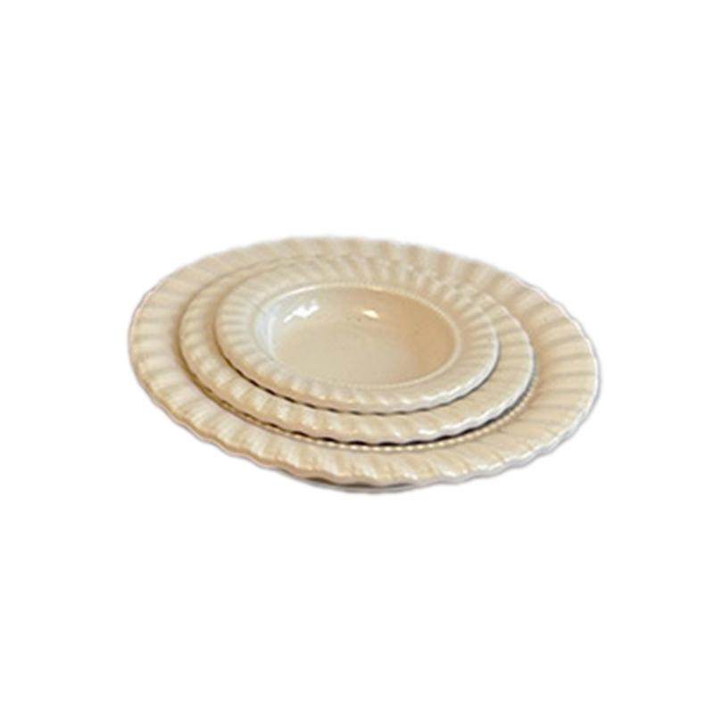 

3Pcs Simulation Kitchen Dish Model Dollhouse Miniature Food Plate Western Cuisine Plate Toys For Mini Decoration Diy Accessories as the picture