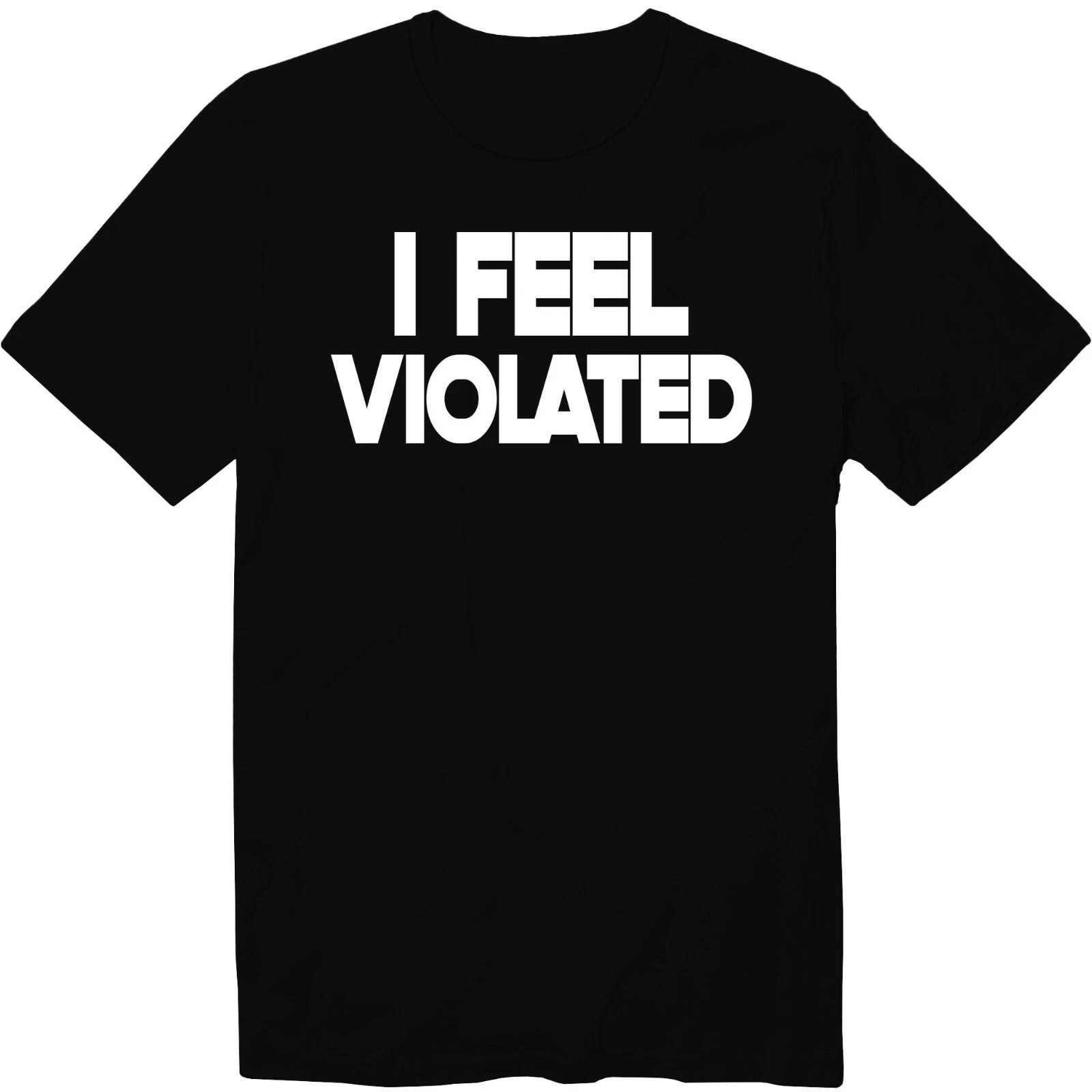 Я чувствую себя униженным Смешная унисекс футболка с графическим принтом на круглом вырезе Смешная футболка с юмором для взрослых S