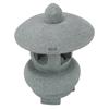 Pagoda Lantern Statue Sandstone Chinese Building Ornament Miniature Pagoda Model for Fish   Landscape