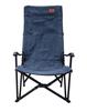 CAMPING MOON Relaxing Low Canvas Long Chair, Low-Style Chair, Fabric, Size, Denim, F-1002C-BL