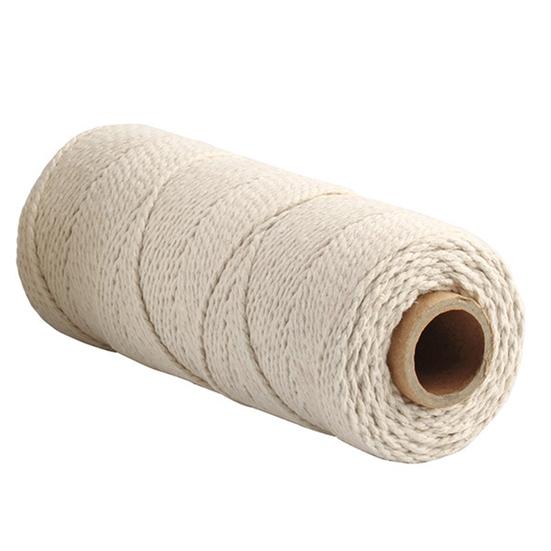 1 Rolle DIY Baumwolle Naturfaden Touch Material weich schneidbar gute Festigkeit keine Geruchsbindung