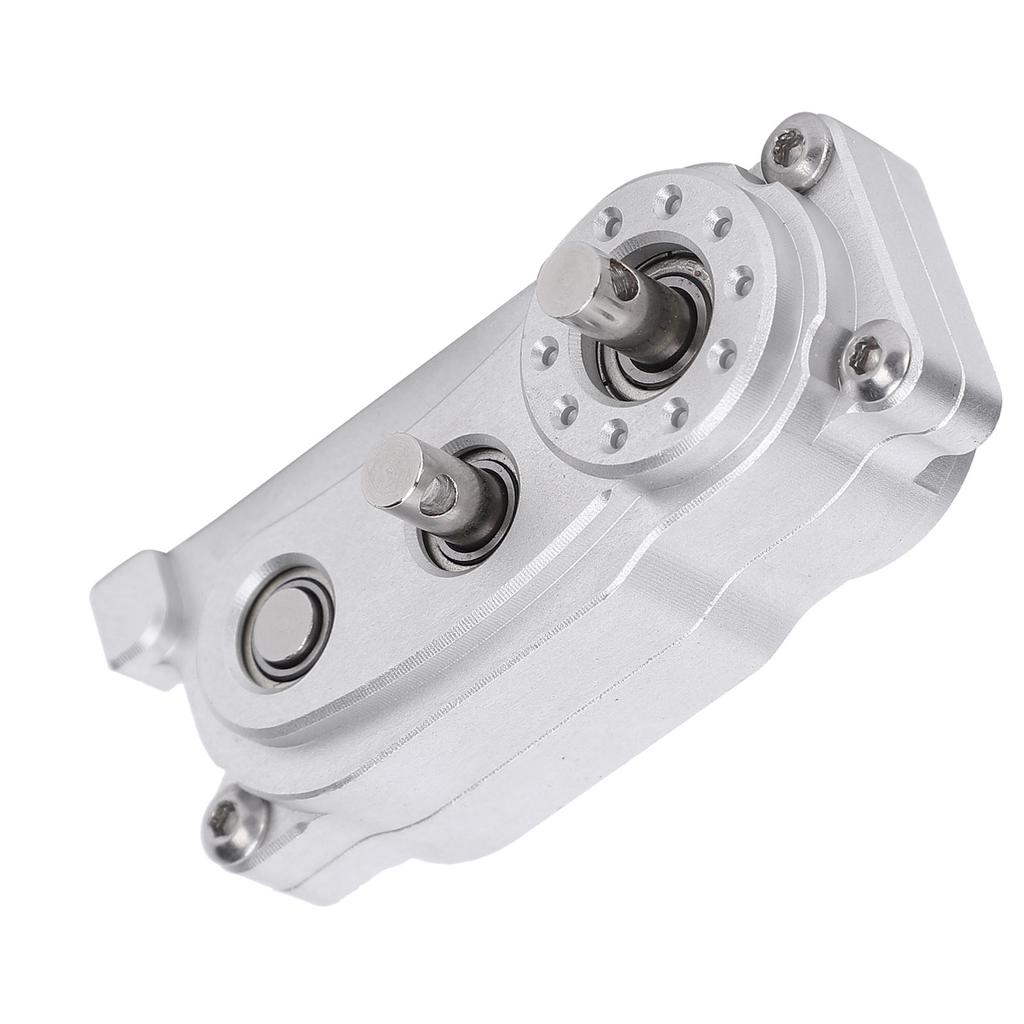 313mm Wheelbase Metal Chassis Frame Transfer Case Replacement Parts Fit for 1 10 RC Crawler CarSilver
