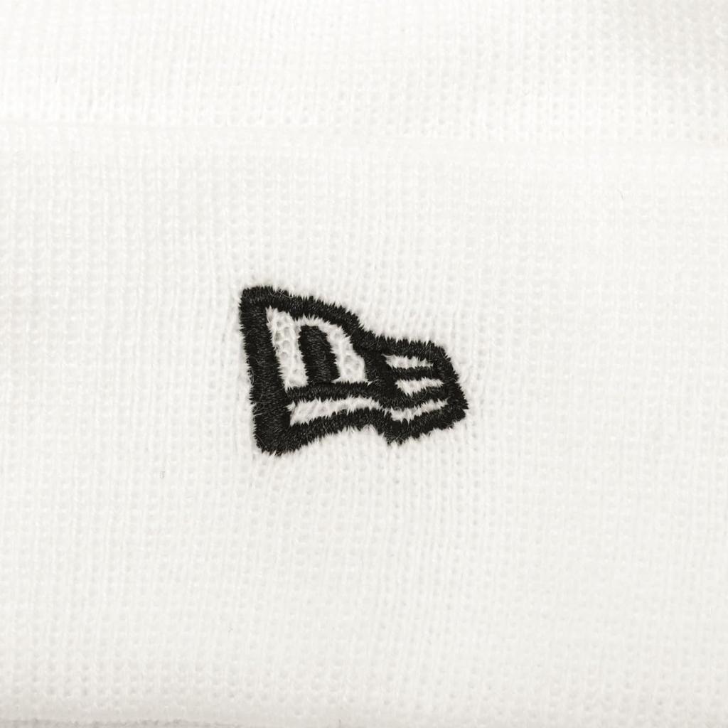 NEWERA Basic Cuff Knit Black X Metallic Gold Flag (New Era)