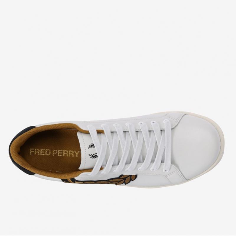 Fred Perry Men S SneakerS Leather Branded B721 Sfpm2438312