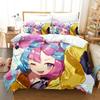 Anime Nanjyamo Kawaii Iono Bettwäsche-Set Bettbezug Bett-Set Bettbezug Kissenbezug Steppdecke King Queen Größe Jungen Erwachsene Bettwäsche