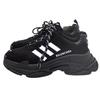 Balenciaga 712821 Sneakers Black Leather Mens
