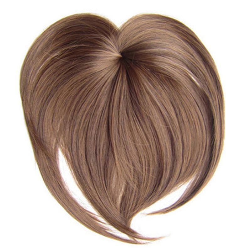 Hair Bangs Blunt-Bang Clip On Hair Extension False Fringe Women's Hairpieces