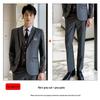 Unisex British College-Style Suit Jacket & Pleated Skirt Set: Stylish, Professional JK Uniform.