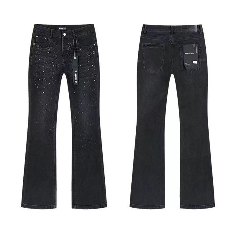 Mens Straight Fit Distressed Patchwork Denim Jeans Vintage Streetwear Style High Waist Ripped Cotton