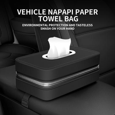 Nouvelle boîte en papier pour voiture à suspendre au dossier de chaise boîte à accoudoir de haute qualité boîte à serviettes en papier boîte à essuie-tout pour voiture