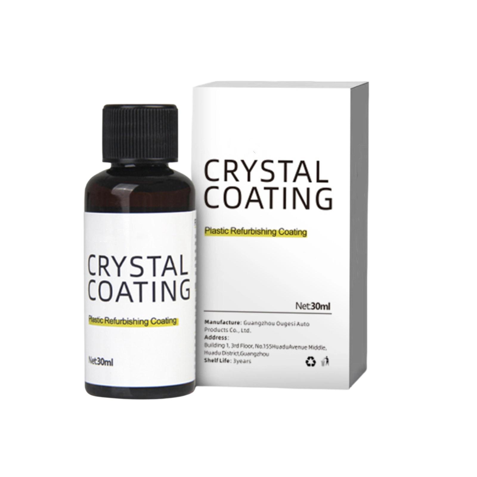 Plastic Refurbishing Coating Multi Functional Silicon Based Car Interior and Exterior Plastic Parts Maintenance Treatment 30ml Bottle one size