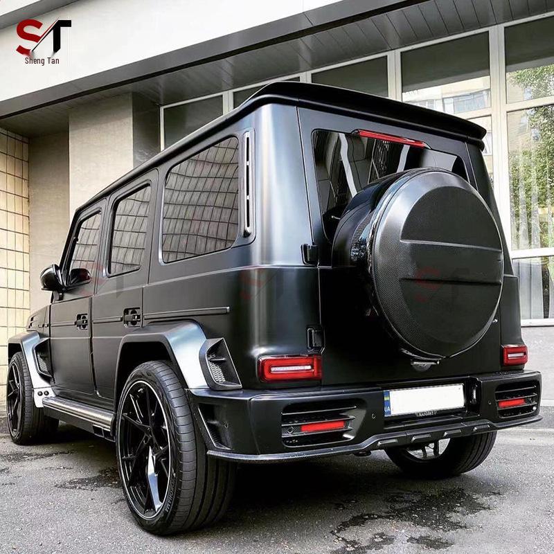 Mercedes G-Class Carbon Fiber Rear Roof Spoiler, M-Style (W463/W464 G63/G550)