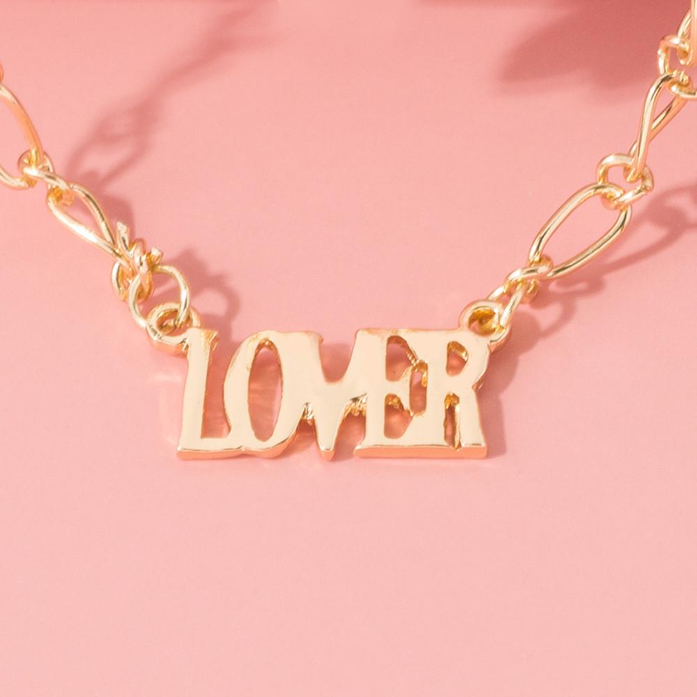 Gorgeous Alloy Double Layer Necklace With Pink Butterfly Charm Perfect For Stylish Women