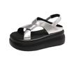 Small Thick-soled Muffin Cool Slippers Summer Wear New High-heeled Casual Beach Sandals