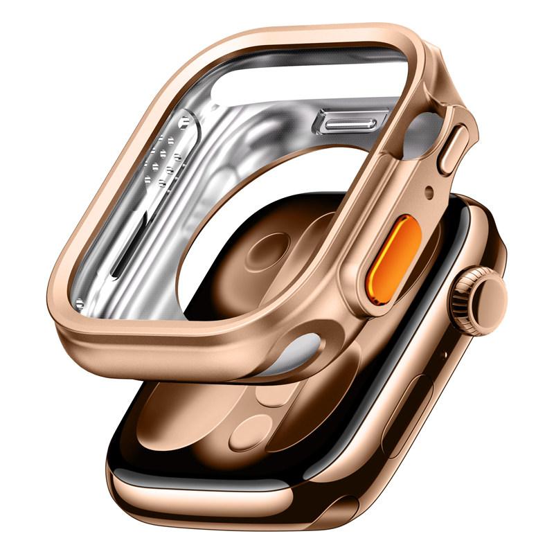 Protection Cover For Apple Watch Case 11 10 46mm 42mm Plated TPU Bumper Shell Accessories iWatch Series 10 11 Protective Cases