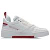 Li Ning 001 BTC Slip Resistant Abrasion Resistant Low Top Skateboard Shoes Women's White Red AECR002-4
