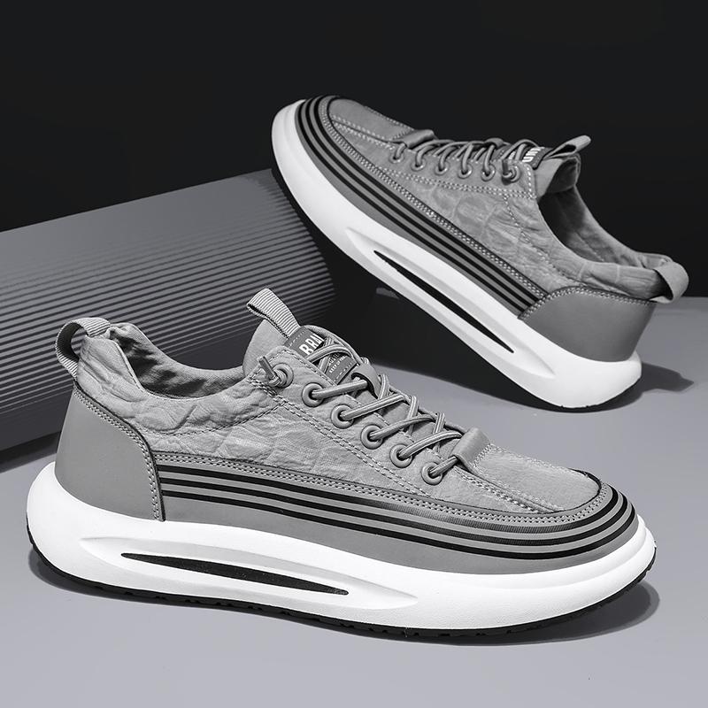 Fashion Men Casual Shoes Breathable Lightweight Sports Shoes Ice Silk Cloth Comfortable Mens Walking Sneakers Zapatos Deportivos