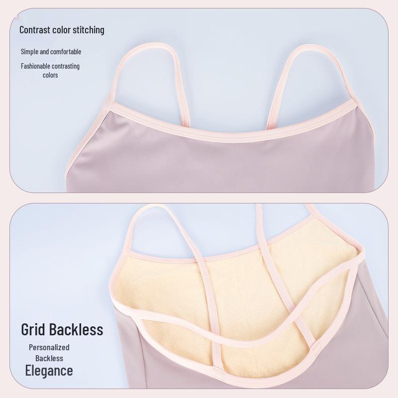 Adult Ballet Dancewear: Color Block Cross Strap Practice & Exam Leotard