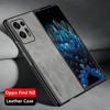 Luxury Leather Case For OPPO Find N2 Case Soft Silicone Protection Phone Cover For Find N 2 5G Capa Funda Coque Stylish Bumper