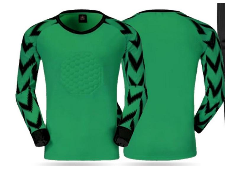 Goalkeeper Uniform with Anti-Fall and Anti-Collision Sponge Padding for Football Training