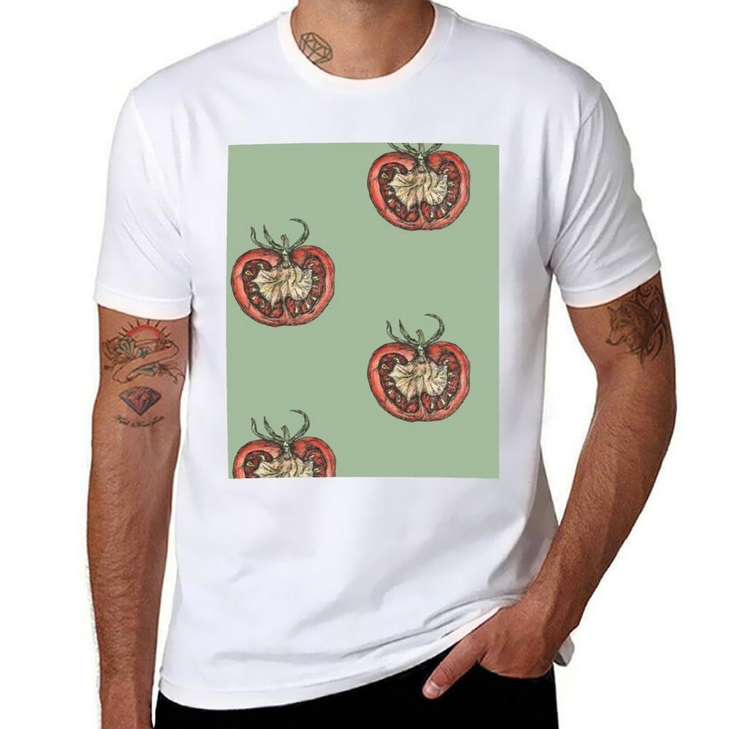 Tomato TShirt Fashion Letter Print TShirt