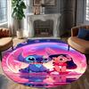 1pc S-Stitch10 Carpet, Round Rug, Comfortable, Suitable for Entryways, Living Rooms, Office, And Bedrooms, Christmas Decoration