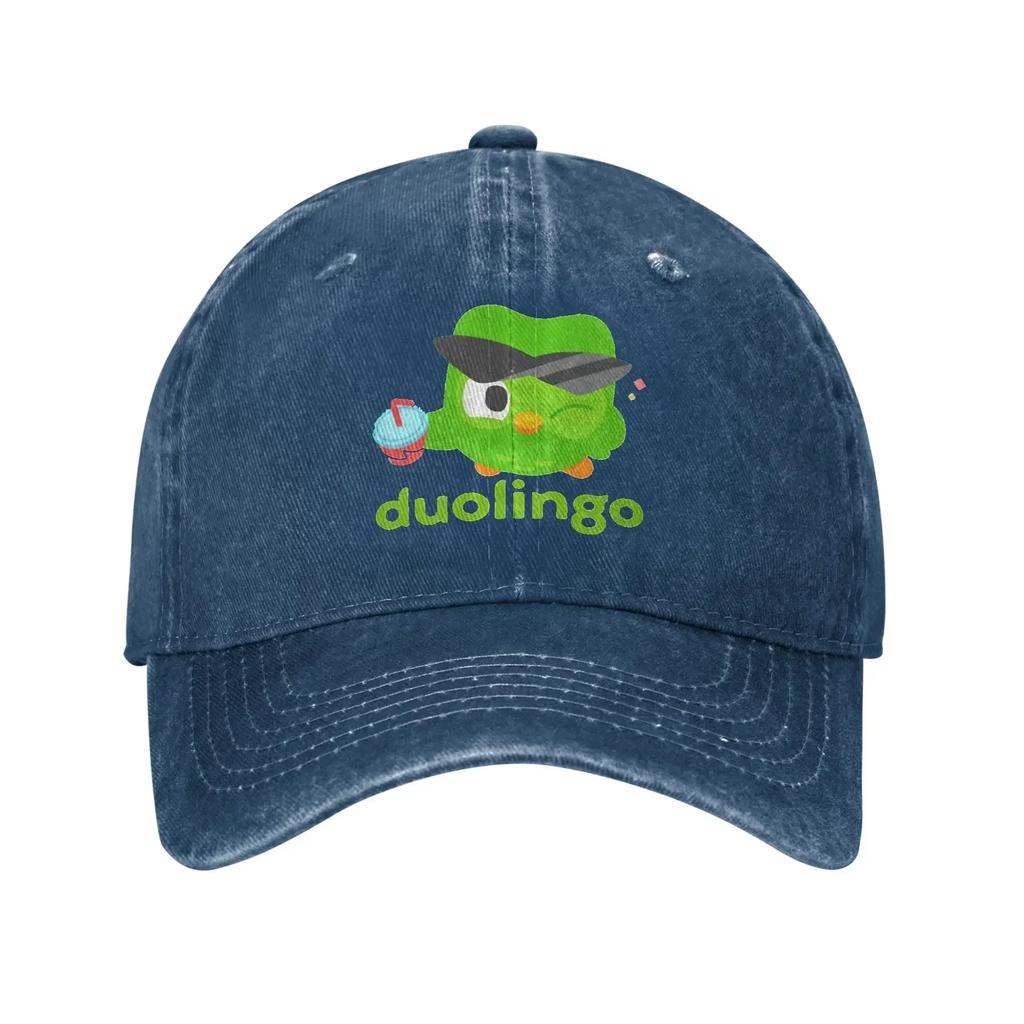 Duolingo Owl Kawaii Sun Baseball Cap  Unisex Adult Print Hip Hop Hats Summer Yk Funny Tennis Skate Hot Sale Baseball Caps