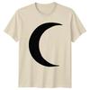 Simple Black Crescent Moon Celestial T-Shirt Minimalist Phases Astrology