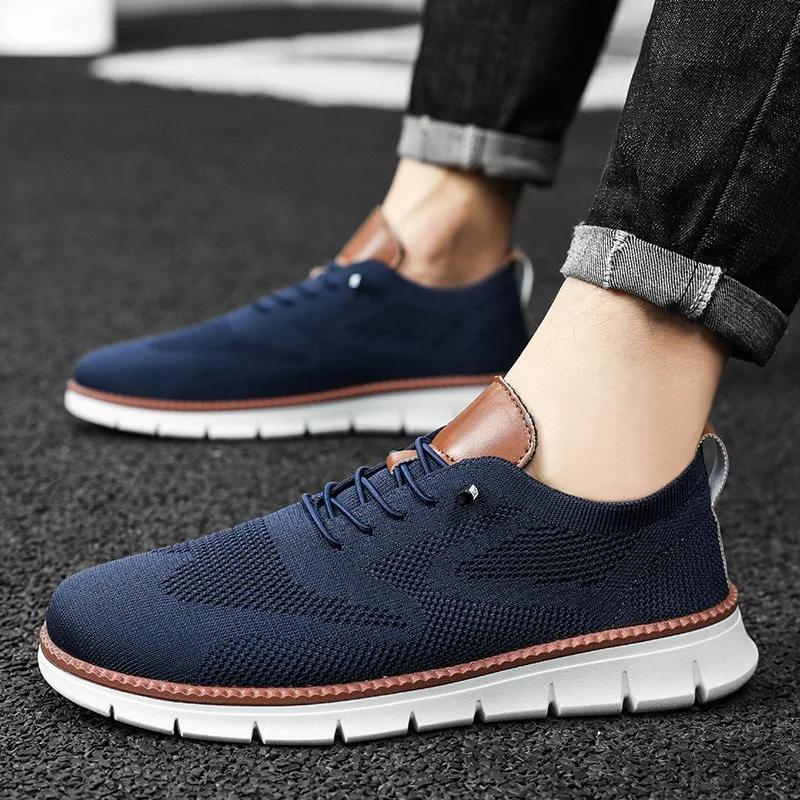 Designer New Man's Sale Sneakers Fashion Breathable Versatile Casual Shoes Large Size 39-48 No Slip Damping Sports Trainers