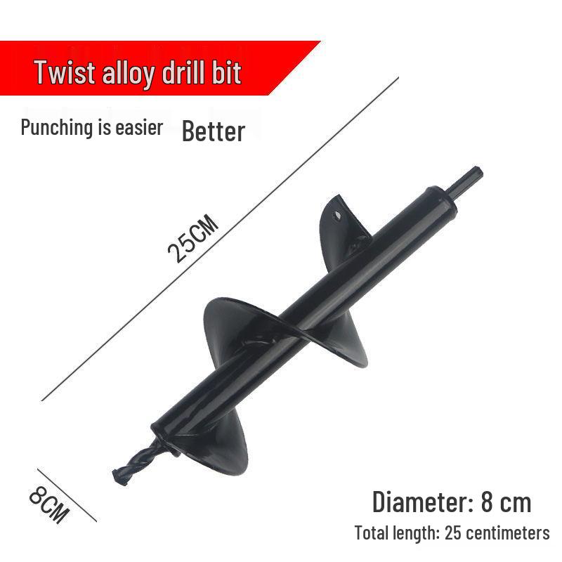 Elektrischer Bohrer für Bodenauflockerung, Pflanzen und Umpflanzen