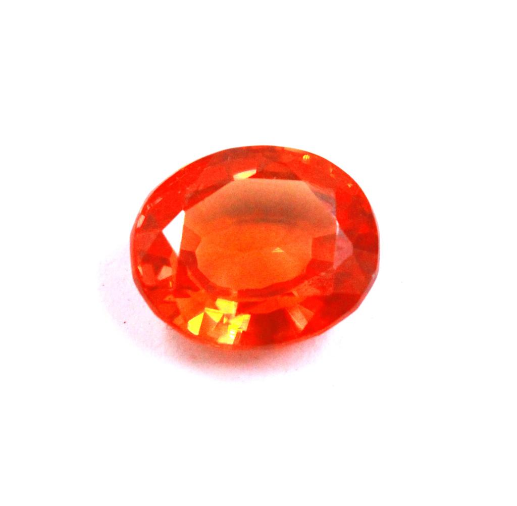 8.95 Carat Martin Luther King Jr. Day Certified Oval Shape Orange Sapphire Sri Lanka Gemstone SN195