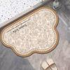 Diatom mud floor mat bathroom toilet toilet entry door water absorption quick drying non-slip foot pad entry door carpet