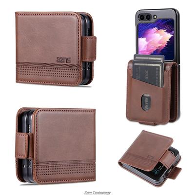 Prabangus magnetinis odinis prigludęs dėklas Samsung Galaxy Z Flip 5 / Z Flip5, apsauginis dangtelis, Fundas Coque