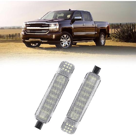 Led Doors Light Courtesy Lights Compatible With Chevy Silverado GMC C/K,Sierra 1500 2500 3500, Suburban, Avalanche, Hum-Mer H2 Yukon Car Interior
