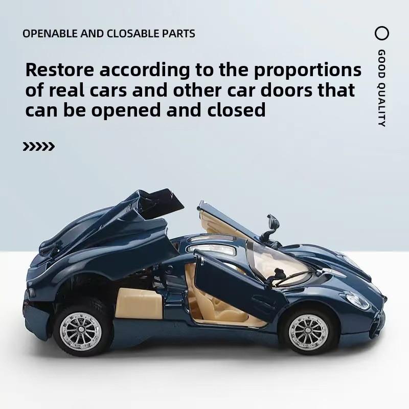 Pagani Utopia Supercar Alloy Model Car With Light Sound Effects For Kids