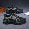 2025 new summer mesh breathable thin trend versatile sports and leisure shoes dad shoes silver fashion men's shoes