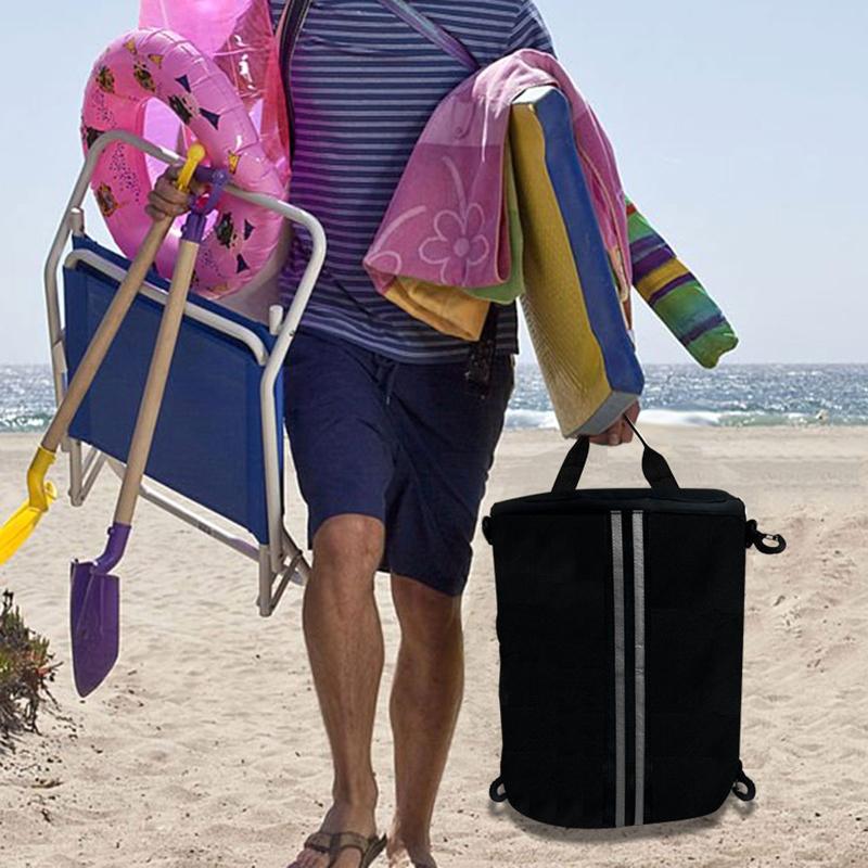 Kayak Deck Bag with Swivel Snap Hook Oxford Cloth Kayak Dry Bag for Kayak, Black