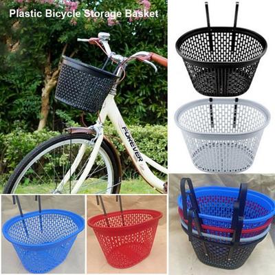 Plastic Children Bike Basket Hollow Student Front Basket  Rear Cycling Accessories
