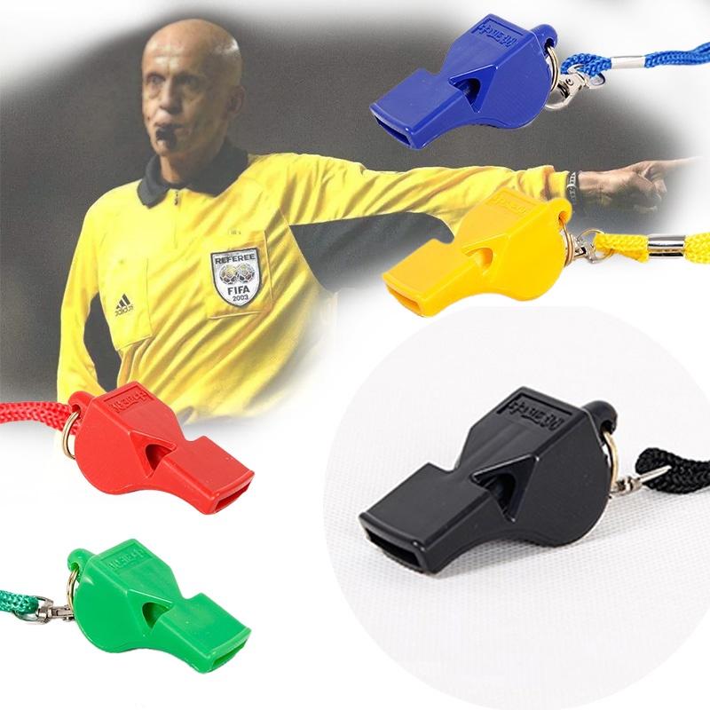 Lanyard Pvc Referee Whistle Football Outdoor Portable Sports Supply Competitive