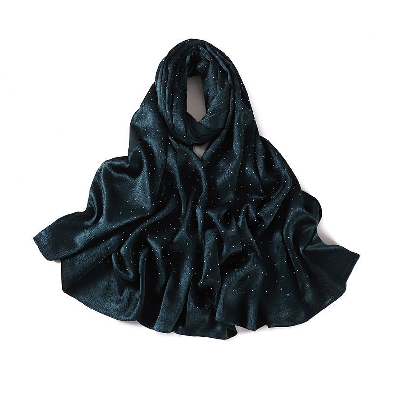 Muslim Chiffon Solid Color Hijab Scarf For Women Hijabs Scarves Squane Head Wrap Jersey Hijabs Islamic Turban Headband Shawl
