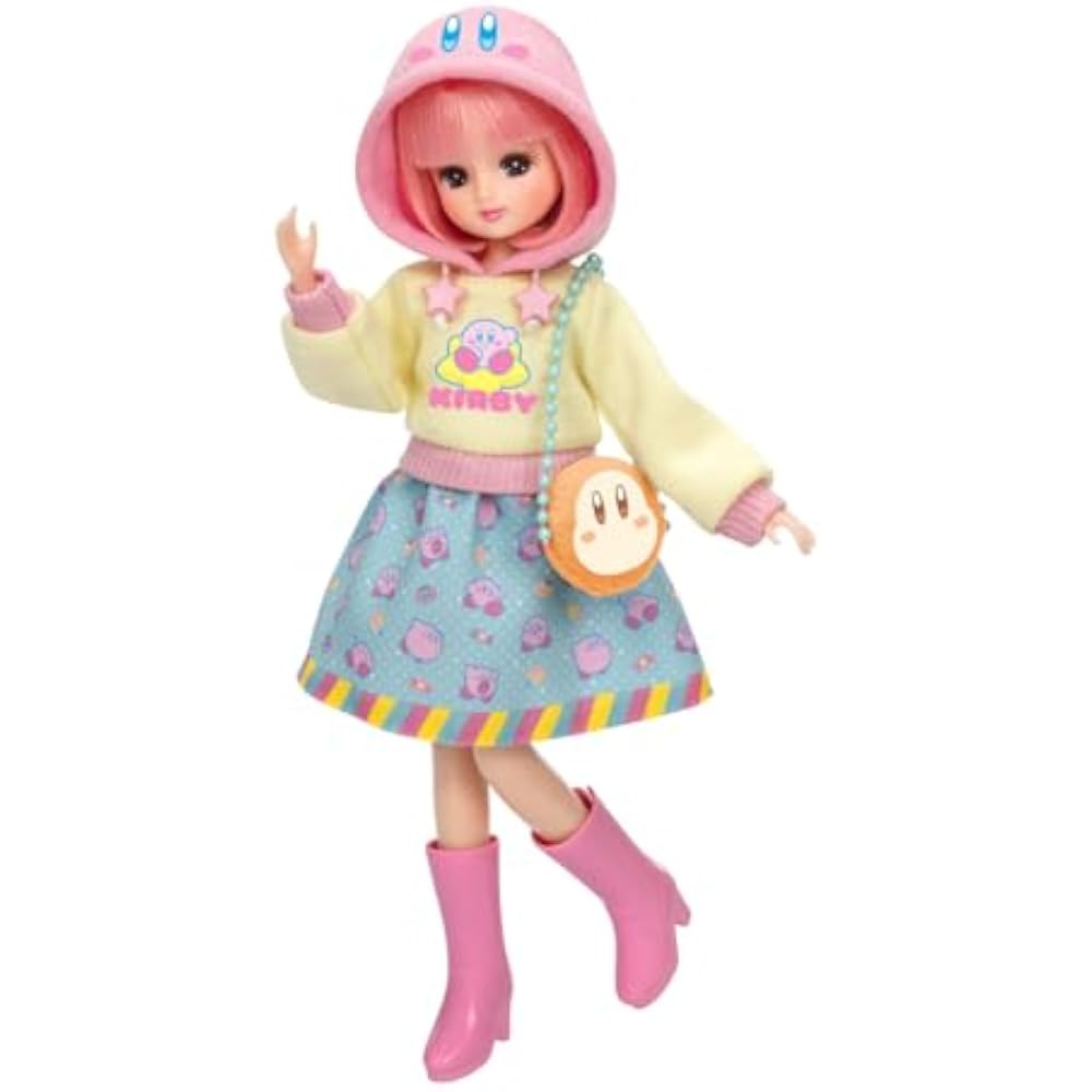 Takara Tomy Licca-chan Doll Kirby's Dream Land: Daisuki Licca-chan Dress Up Playhouse Toy 3 Years...