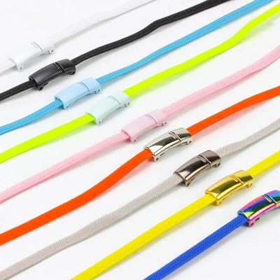 Č.8 2ks Matná kovová tkanička Magnetická přezka Tkaničky magnetický zámek 28 barev Doplňky k obuvi AF1 Sady tenisek Kovová tkanička Přezka