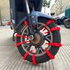 5/10Pcs Anti-Skid Snow Chains for Car Motorcycles Winter and Bad Terrain Wheels Anti-slip Emergency Universal Lockout Artifact