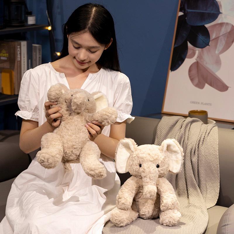 Cute Cute Baby Elephant Doll Plush Toy Elephant Doll Children Soothing Pillow Ragdoll Birthday Gift