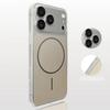 Luxury Hard Ultra-Thin Magnet Case ForiPhone 17 Air 16 15 14 13 Pro Max ForMagsafe Wireless Charge Clear PC Large Window Cover
